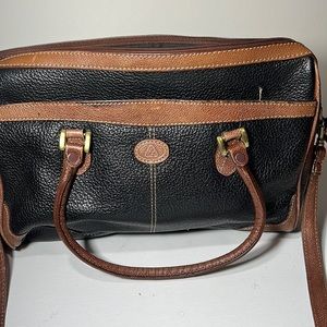 Black & Brown Genuine leather Liz Claiborne shoulder bag